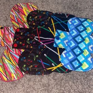 Reusable cloth pads from esty